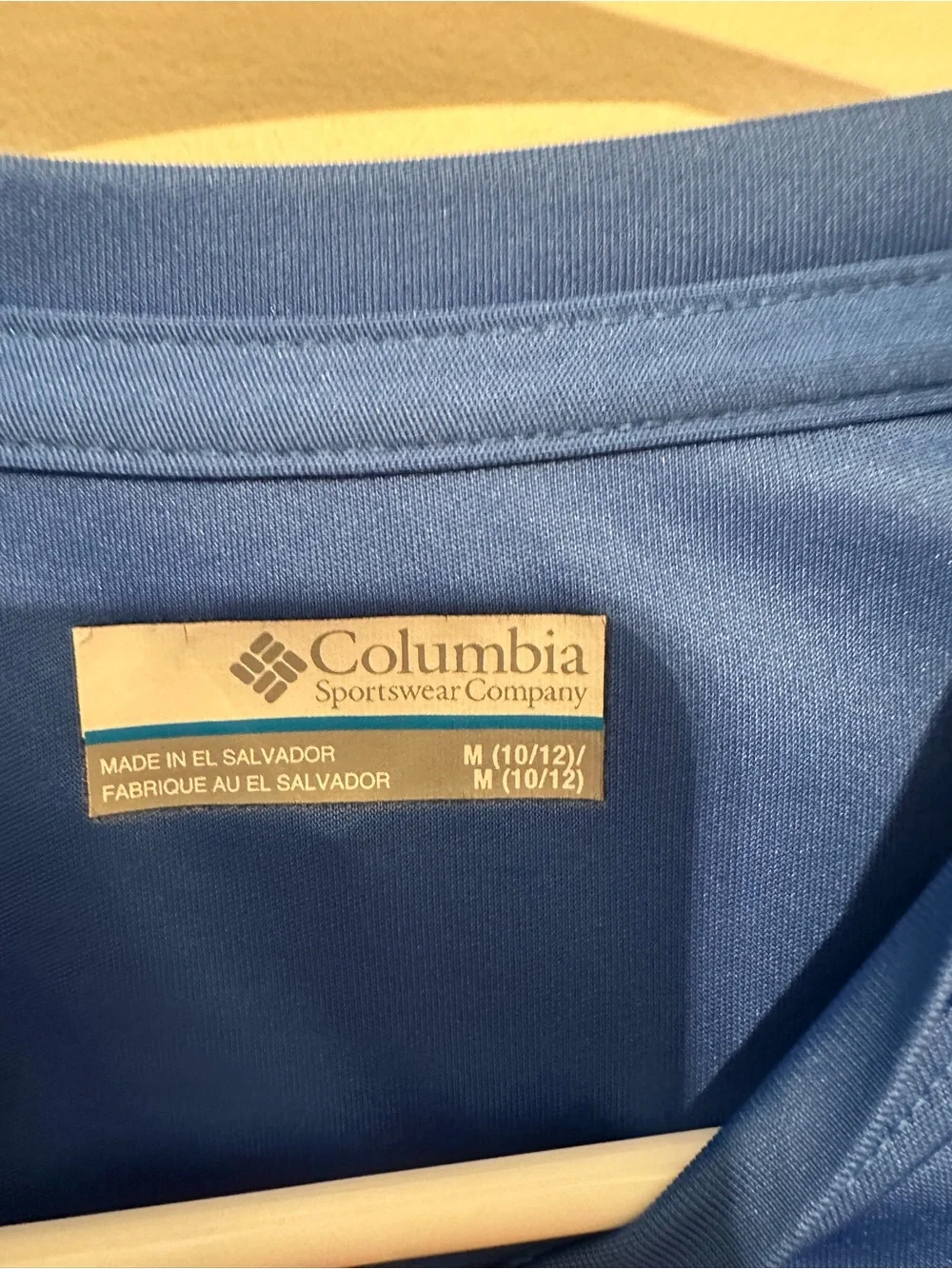 Columbia Boy’s Long Sleeve Performance Tee/swim shirt - Royal Blue size 10